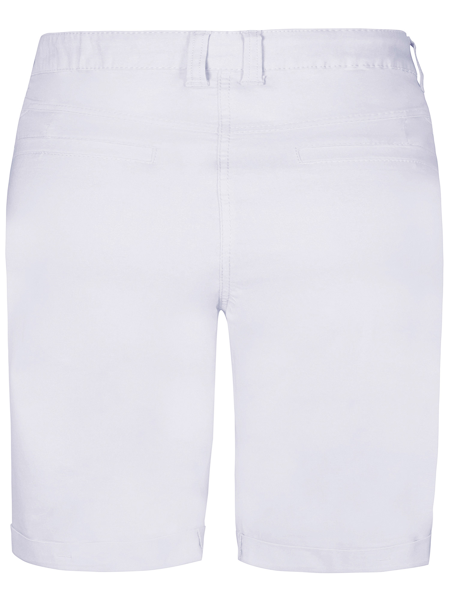 STEP - Hvide shorts i kraftiv viskose med teretch fra Zhenzi