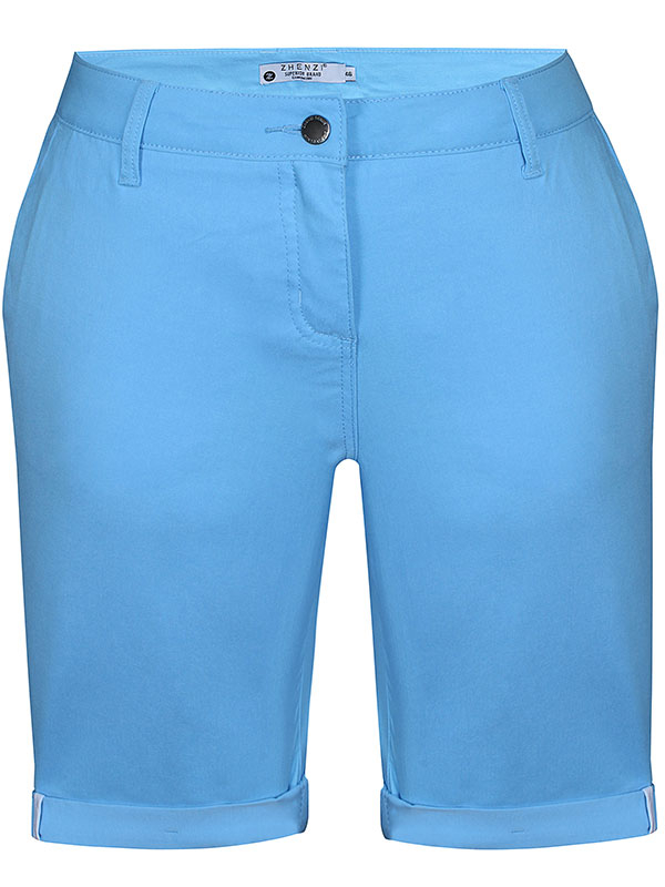 STEP - Blå shorts med stræk fra Zhenzi