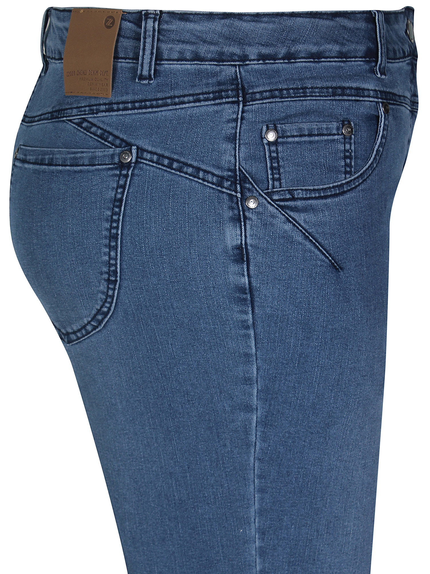 SALSA - Lækre strækbar blå jeans  fra Zhenzi