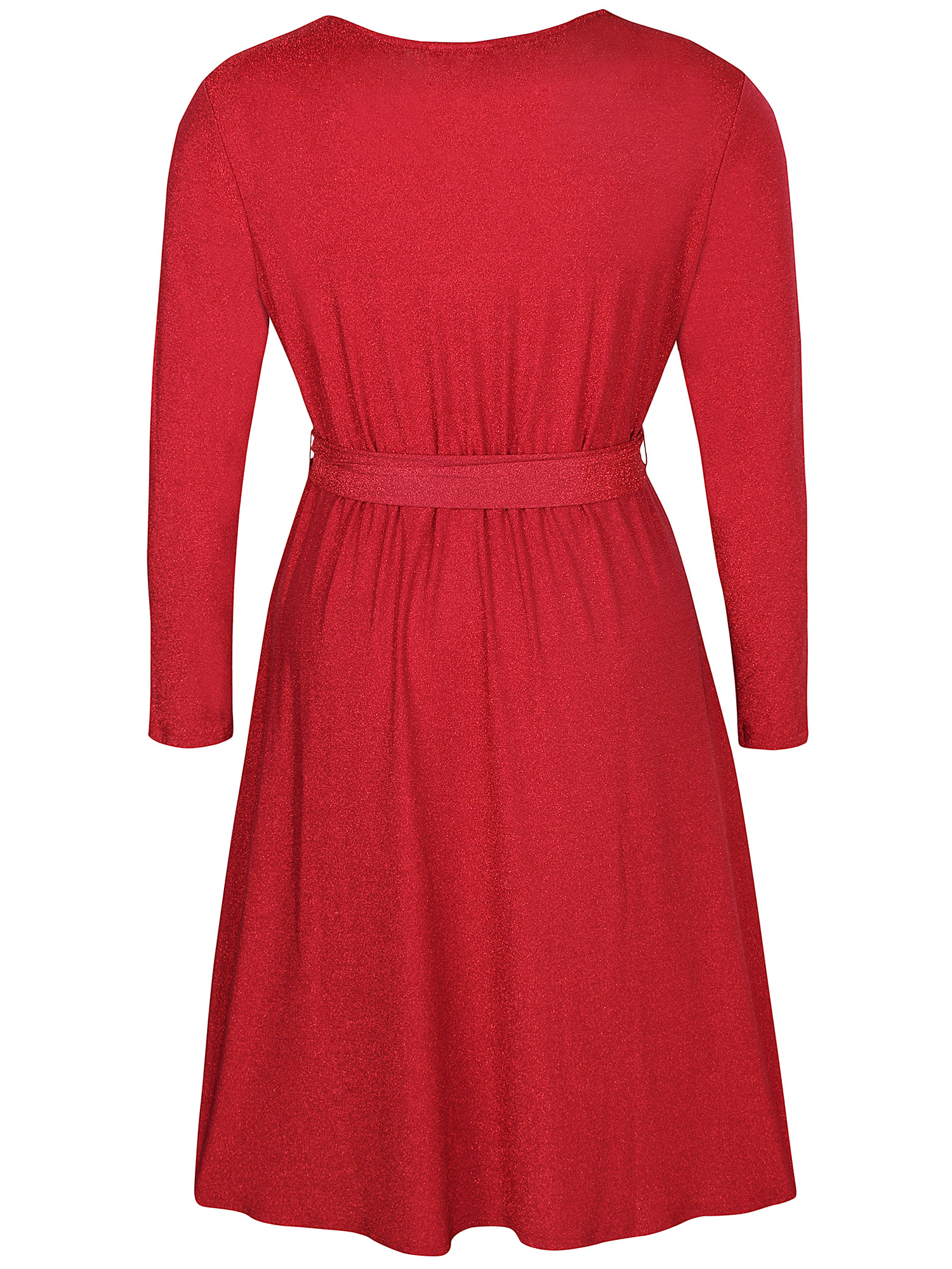 JAYLEE - Rød glimmer kjole fra Zhenzi