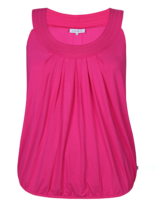 ENNS - Pink top i viskose jersey fra Zhenzi