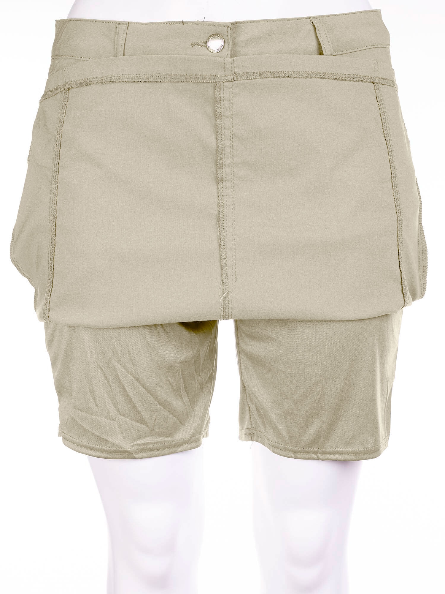 BOYER - Sand farvet nederdel med skånebukser  fra Zhenzi