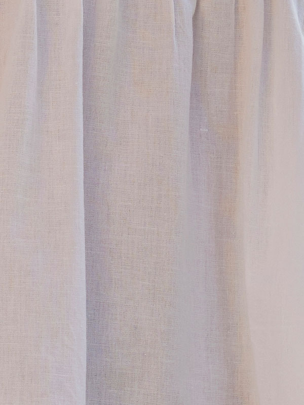 SAVANNA - Hvid bluse i bomuld og hør fra Zhenzi