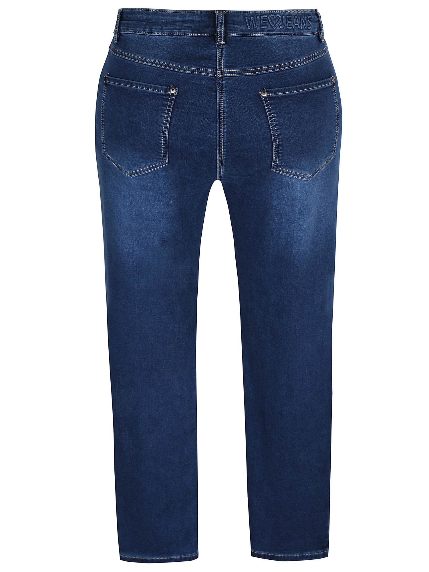STOMP - Mørkeblå jeans i strækbar bomulds denim fra Zhenzi