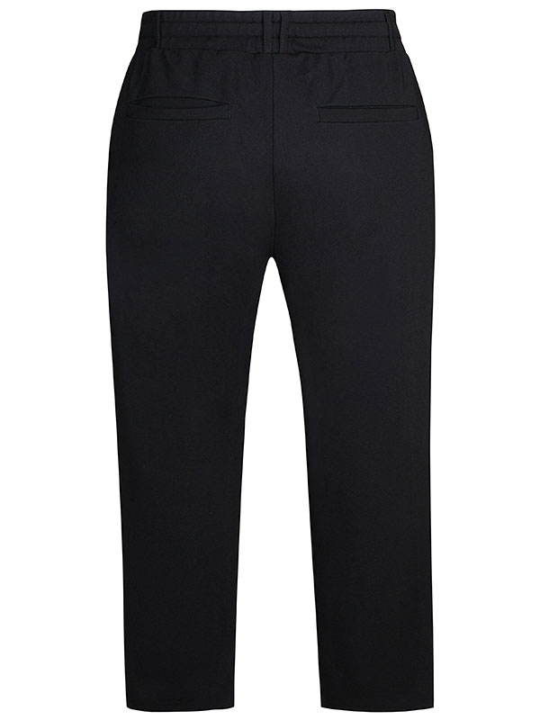 CALLIE - Sorte bukser med lynlås lomme fra Zhenzi
