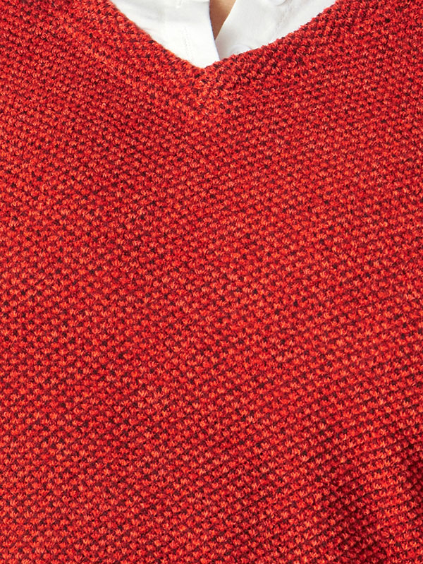 MADISON - Orange bluse med skjortedetaljer fra Zhenzi