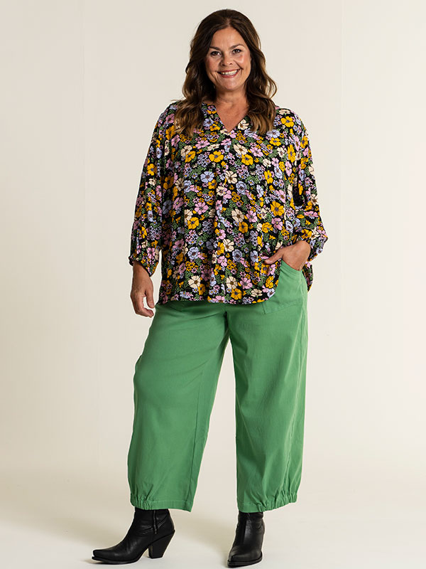CLARA - Grønne culotte bukser fra Gozzip