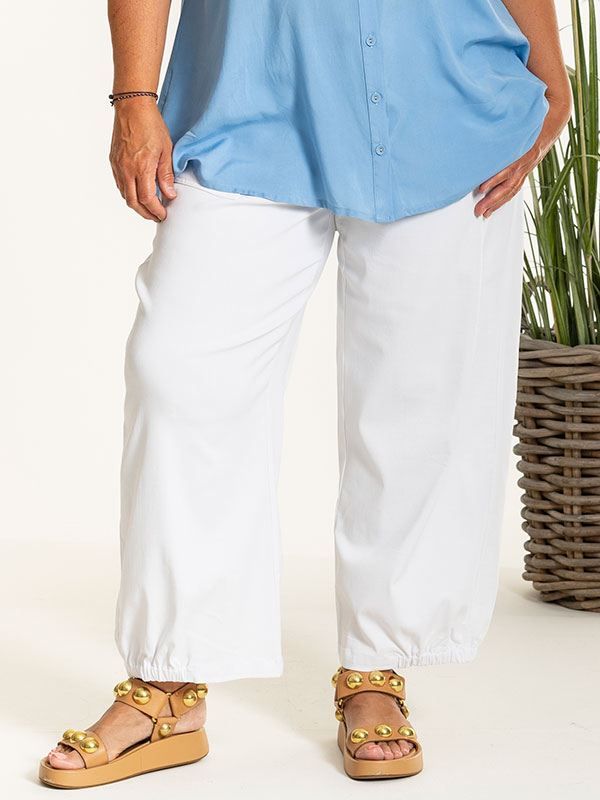 Hvide culotte bukser  fra Gozzip