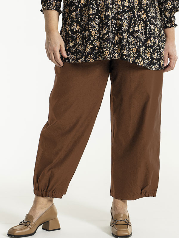 CLARA - Brune culotte bukser fra Gozzip