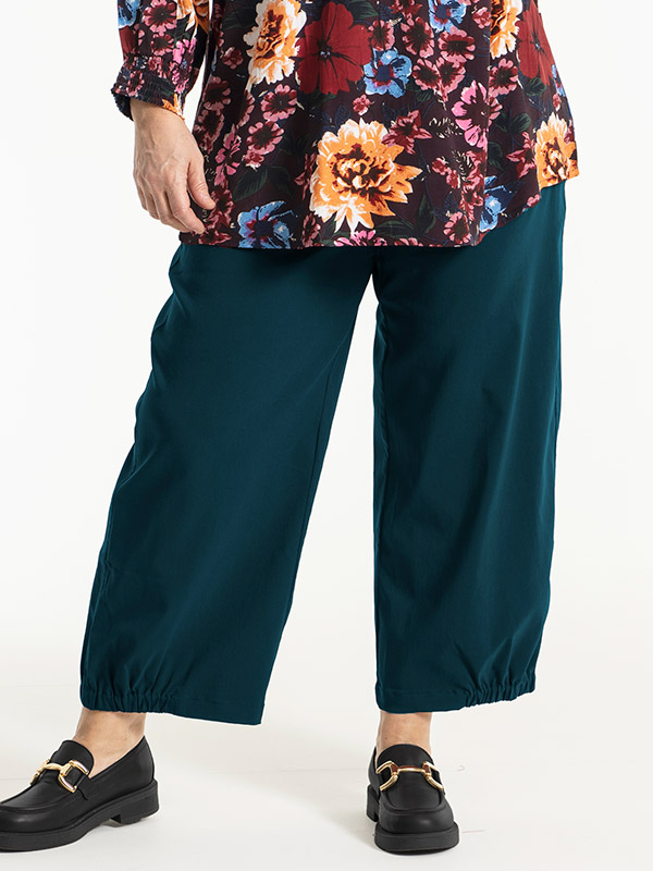 CLARA - Petrol farvede culotte bukser fra Gozzip