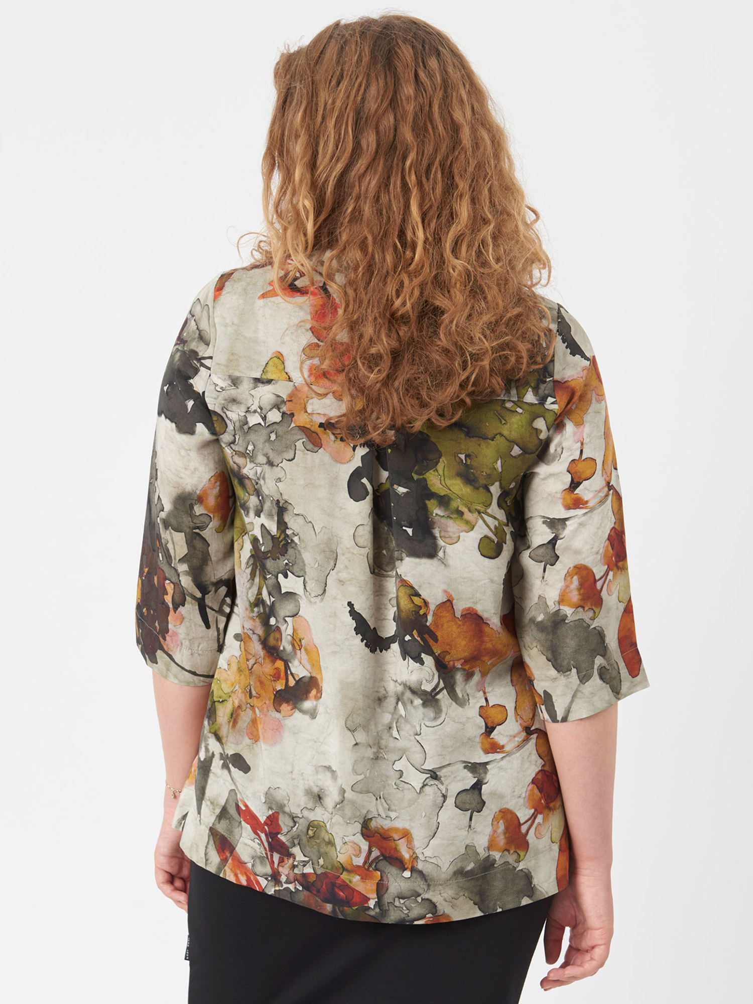 FRANCY TEA - Bluse i tencel med flot print fra Pont Neuf