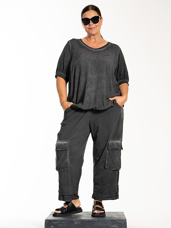 LENA - Bluse fra Gozzip Black
