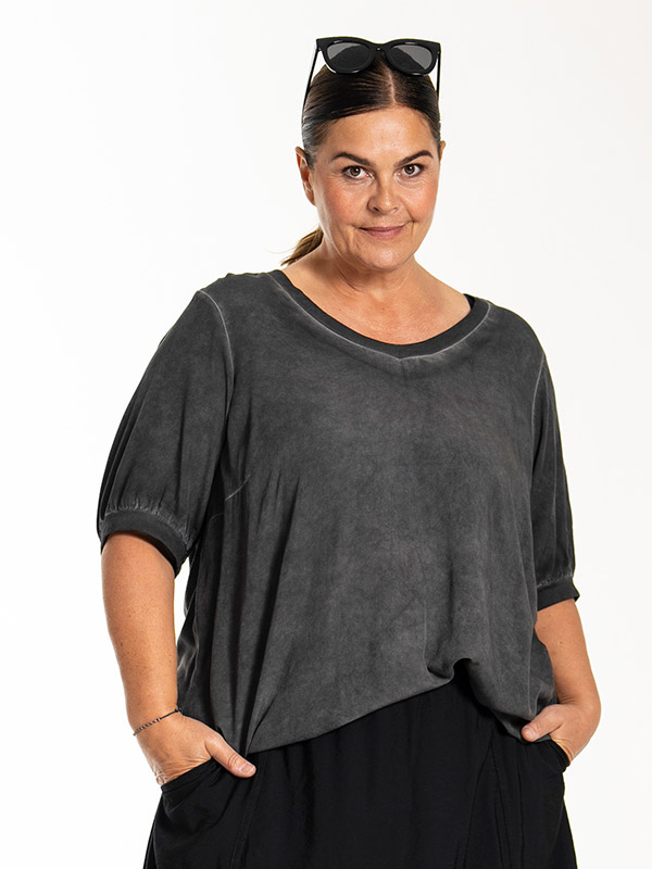 LENA - Bluse fra Gozzip Black