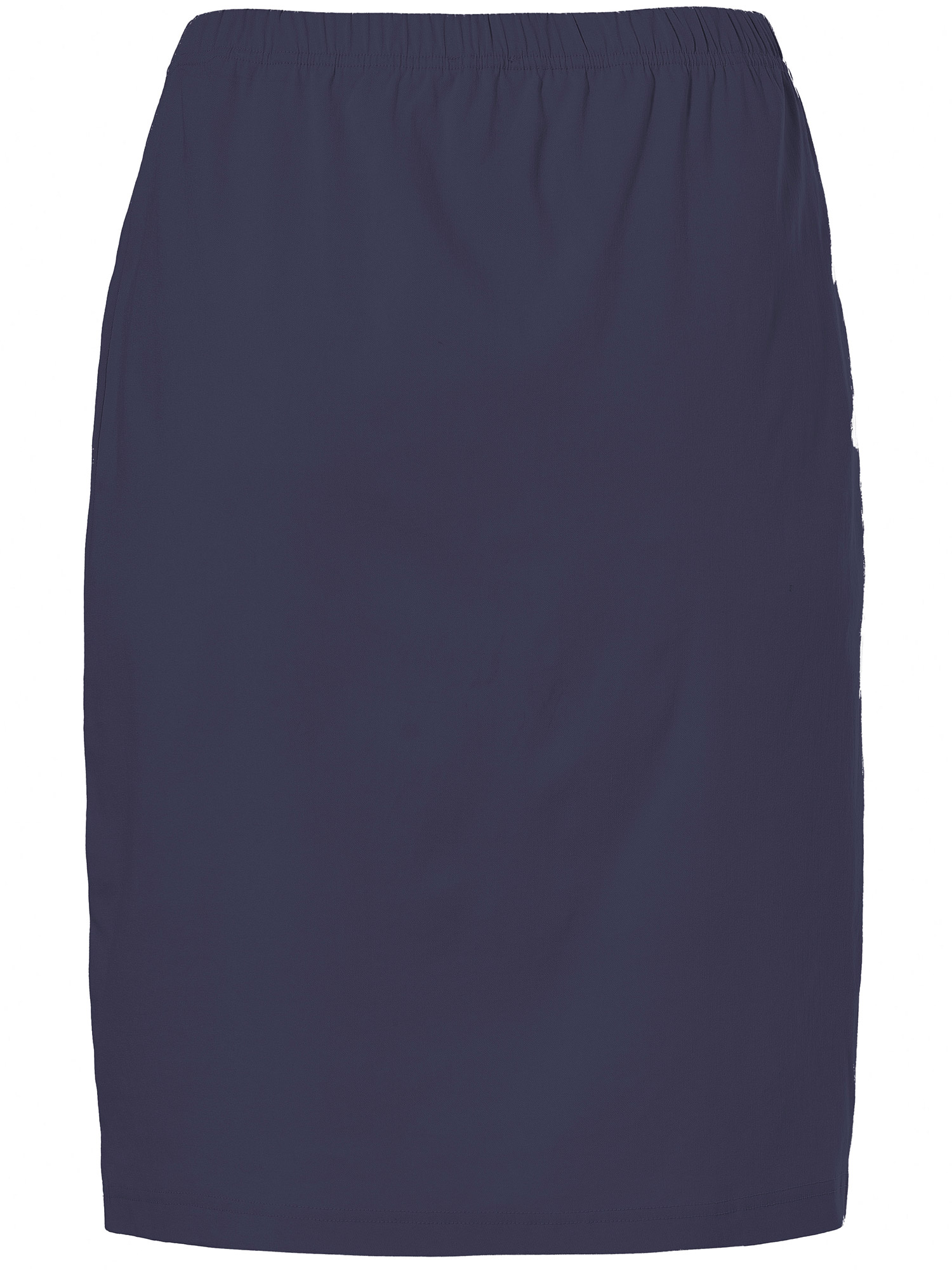 Clare - Mørkeblå nederdel i strækbar viskose fra Gozzip