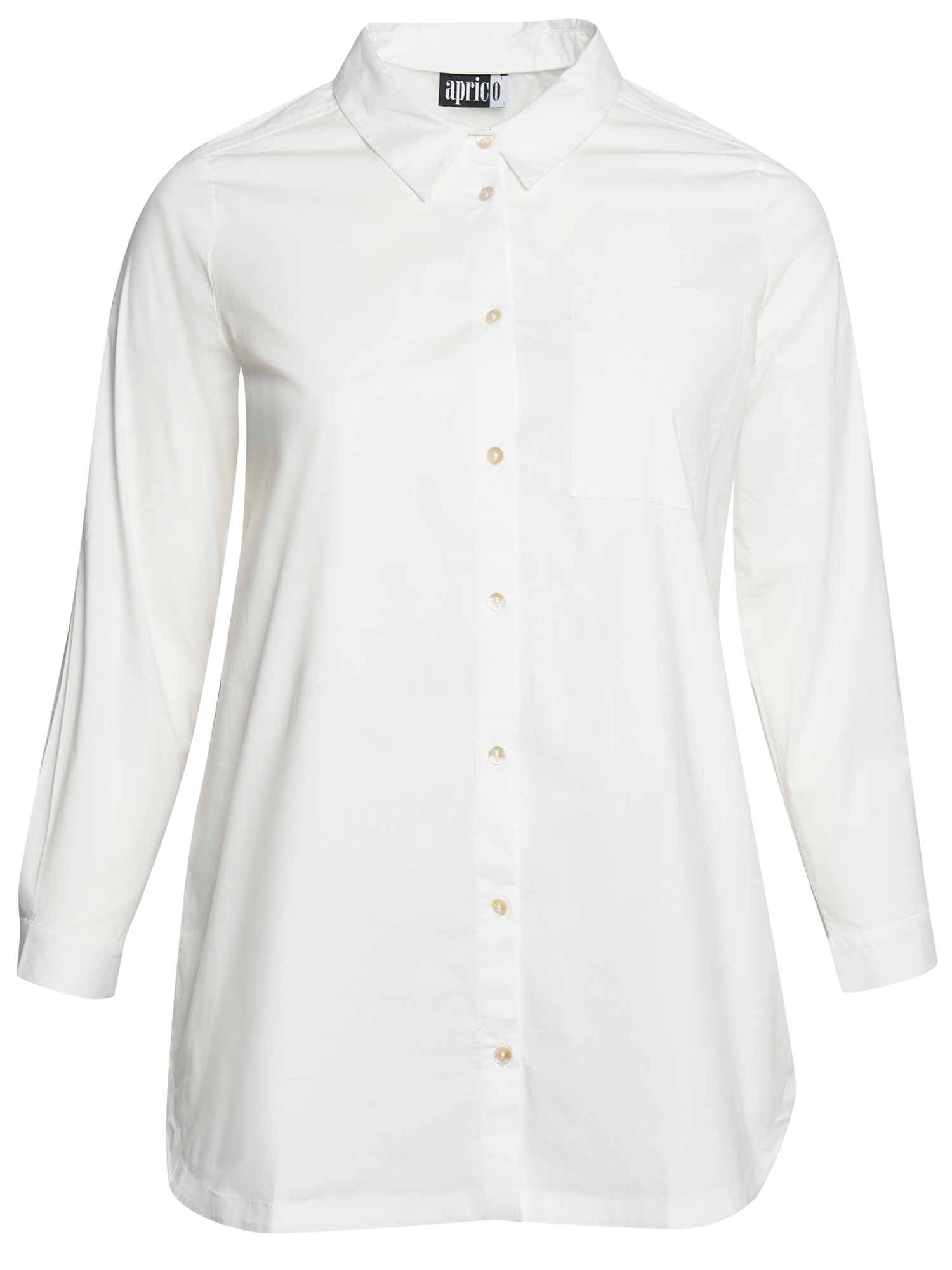 Virginia - Hvid skrækbar bomulds skjorte fra Aprico
