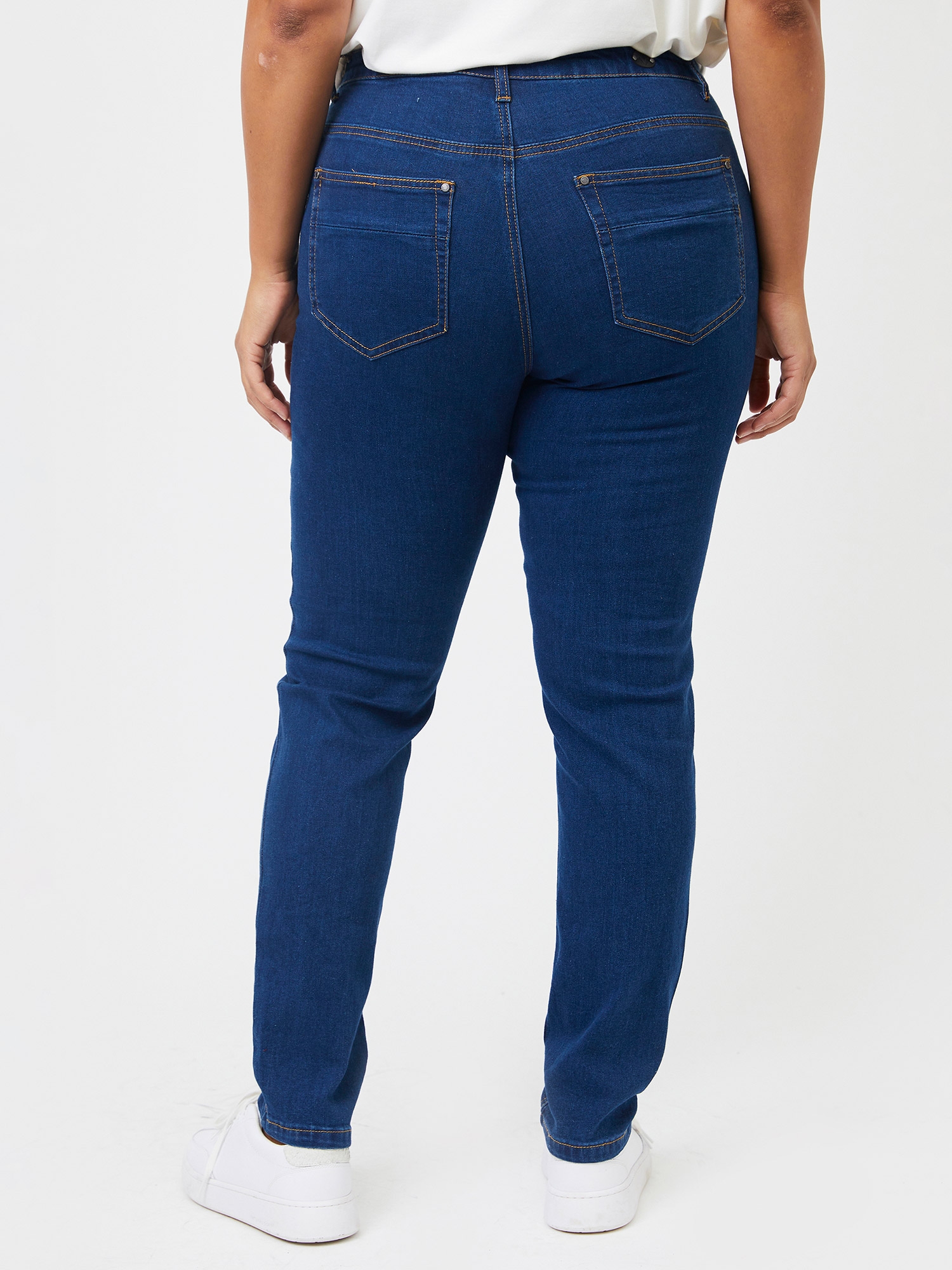 MILAN - Blå strækbar jeans fra Adia
