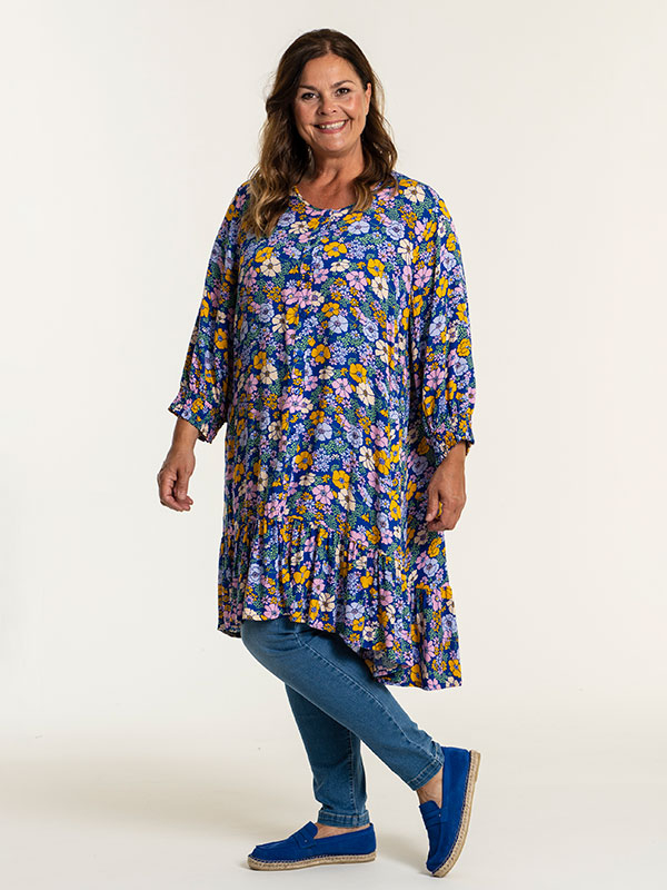 MAYA - Lyseblå denim leggings fra Gozzip