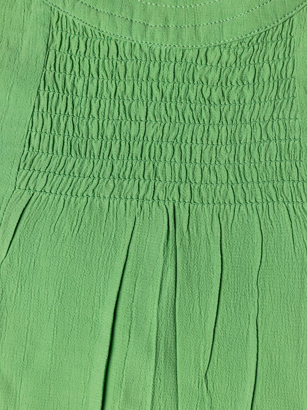 ANNELI - Grøn tunika i viskose fra Gozzip