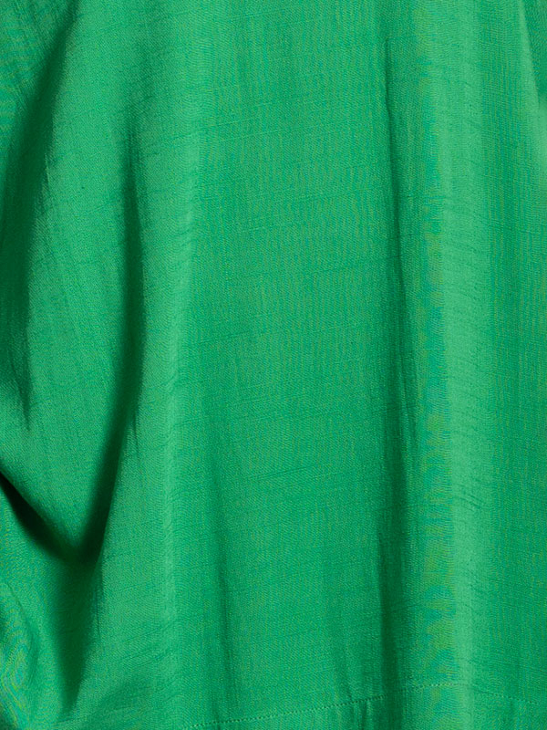 LONI - Grøn bluse i viskose og hør fra Gozzip