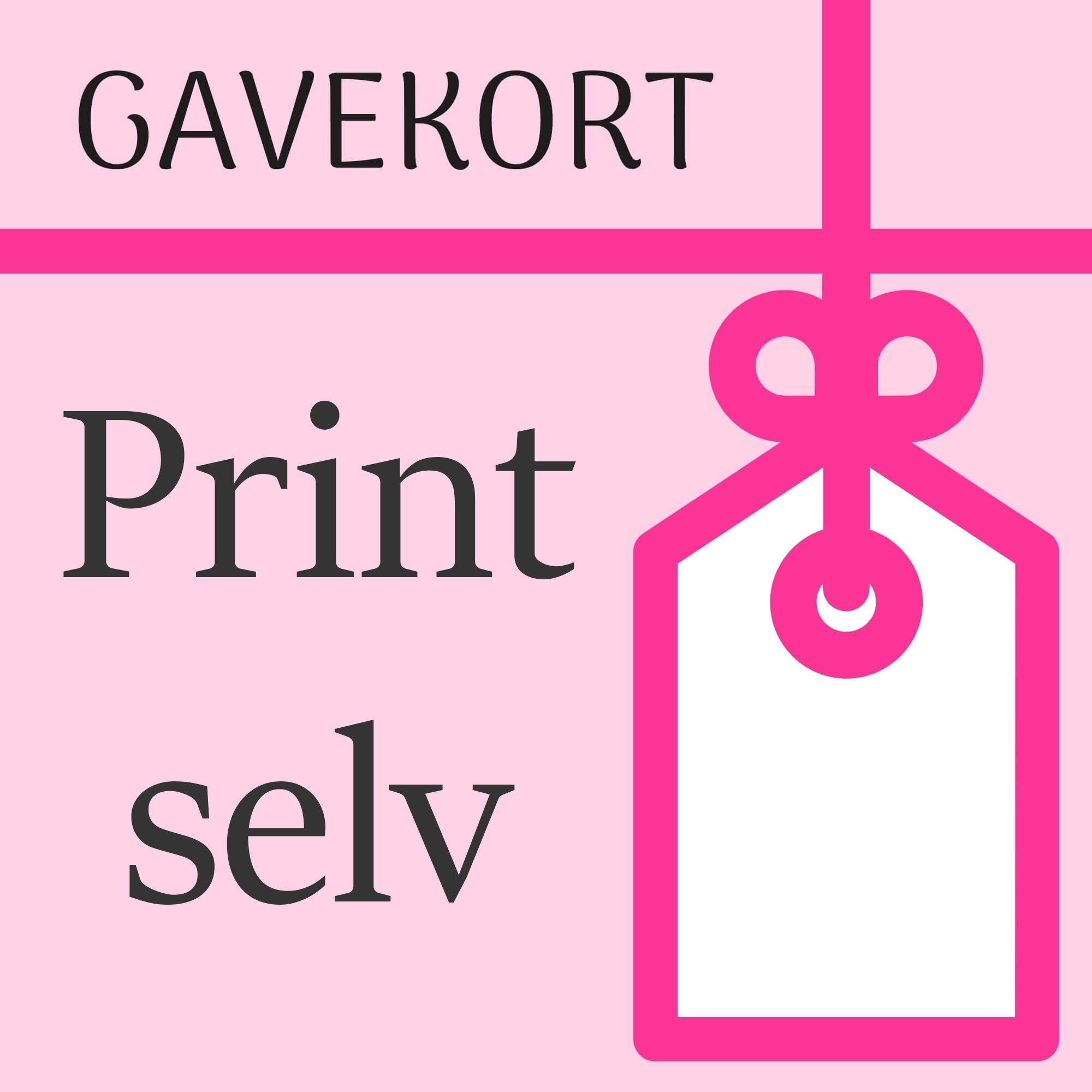 Print selv gavekort fra Curvii fra Curvii