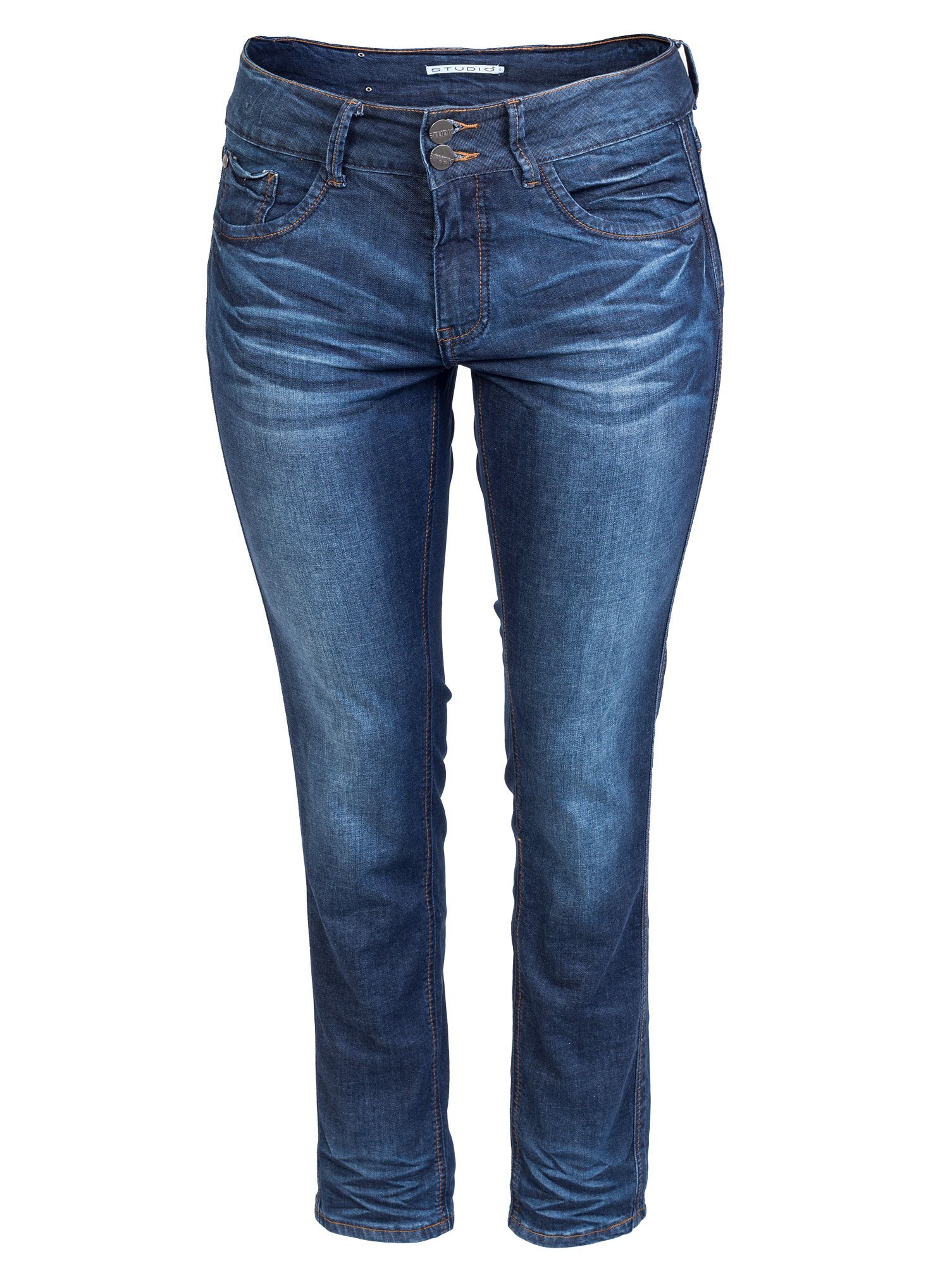 Klassiske blå jeans med optimal pasform fra Studio