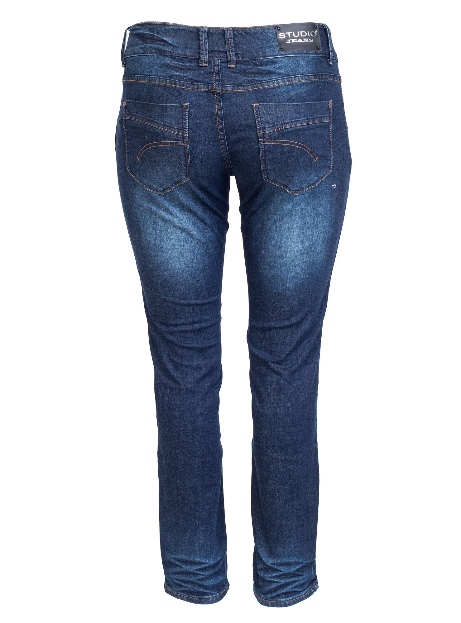 Klassiske blå jeans med optimal pasform fra Studio