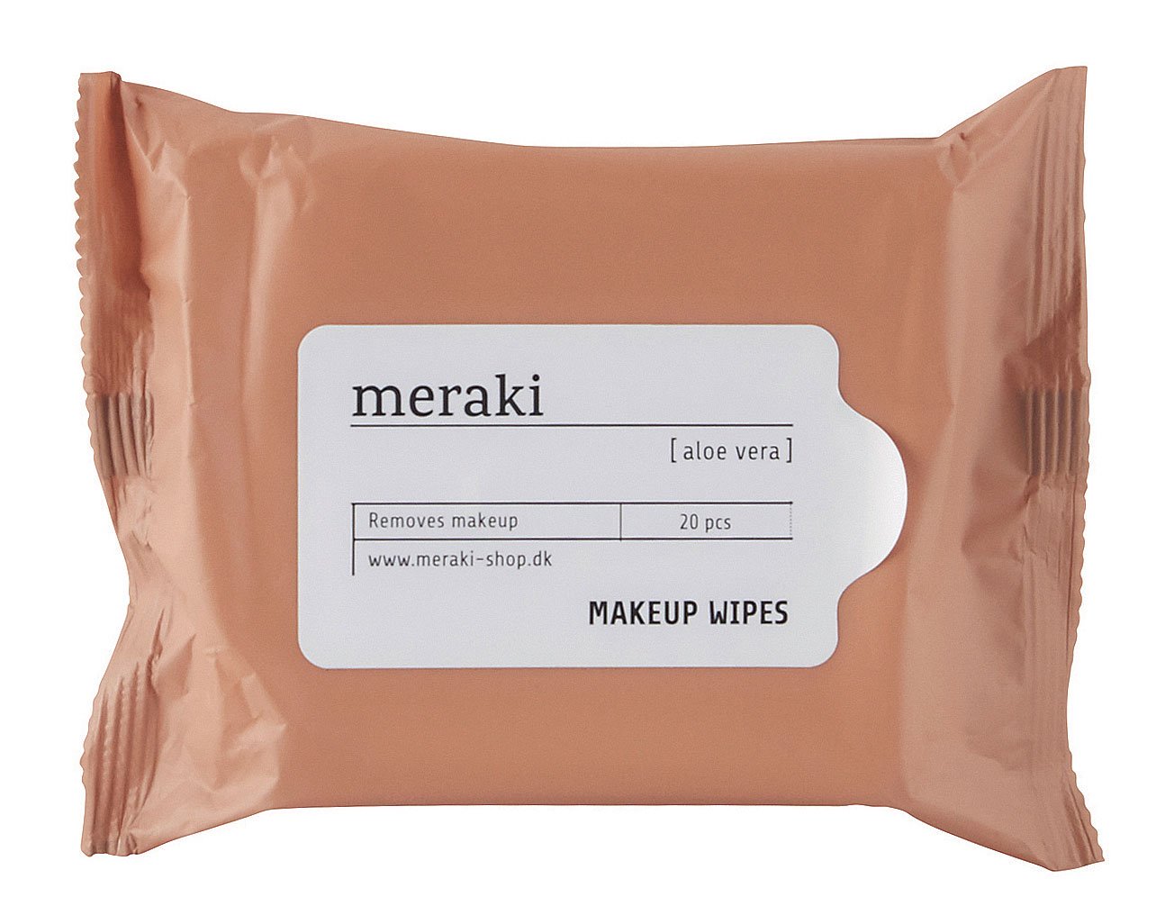 Make Up Wipes med Aloe Vera, 20 stk fra meraki