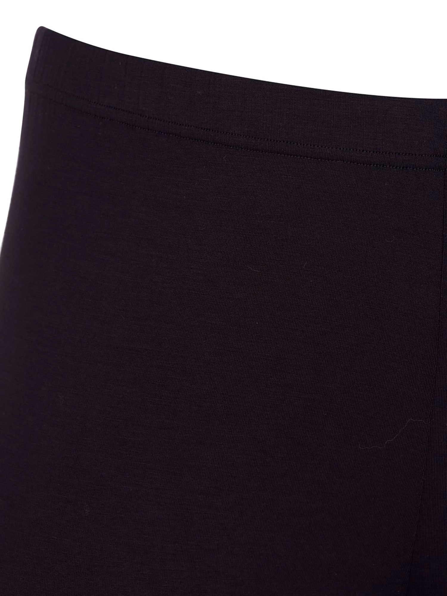 Sorte basis 3/4 viskose leggings i viskose jersey fra Zizzi