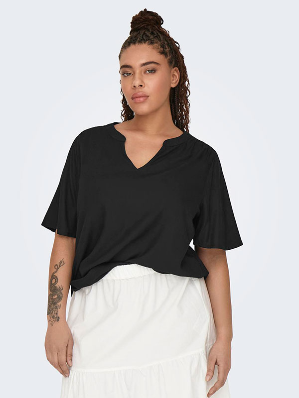 CARSIDNEY - Bluse fra Only Carmakoma
