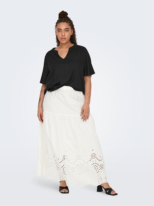 CARSIDNEY - Bluse fra Only Carmakoma