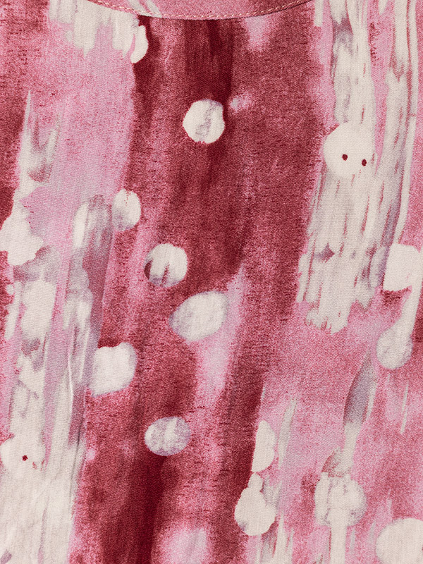 EVA - Pink og lyserød viskose tunika med flæser fra Studio