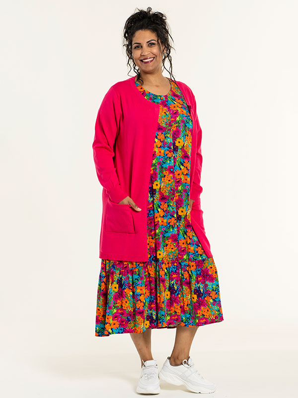 NADINE - Lang viskose kjole med blomsterprint fra Studio