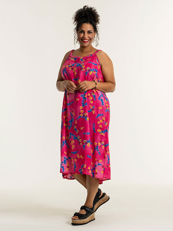 GABRIELLE - Pink kjole med blomster fra Studio