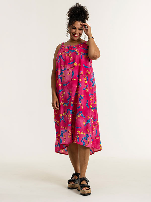 GABRIELLE - Pink kjole med blomster fra Studio