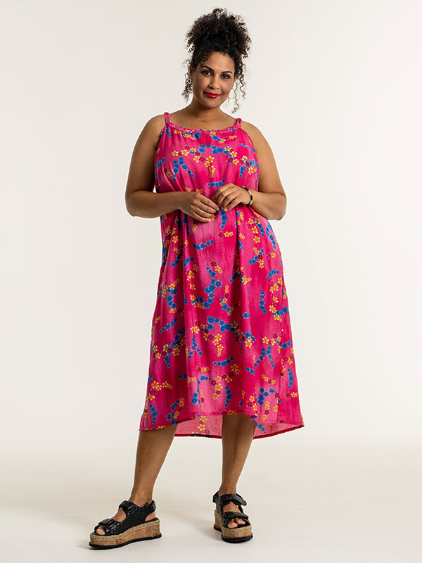 GABRIELLE - Pink kjole med blomster fra Studio