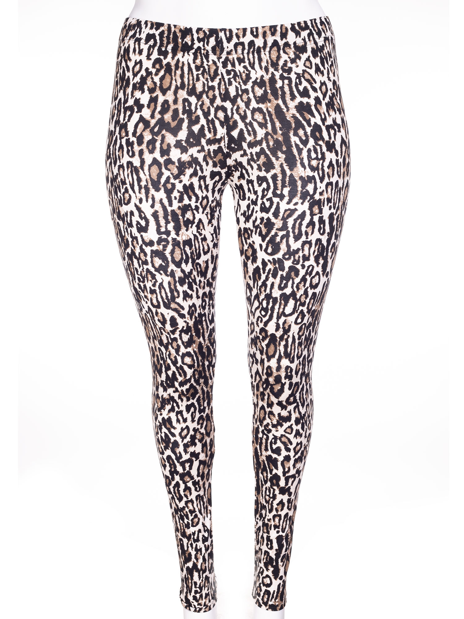 AMSTERDAM - Leggings med leopardprint i brune nuancer fra Sandgaard