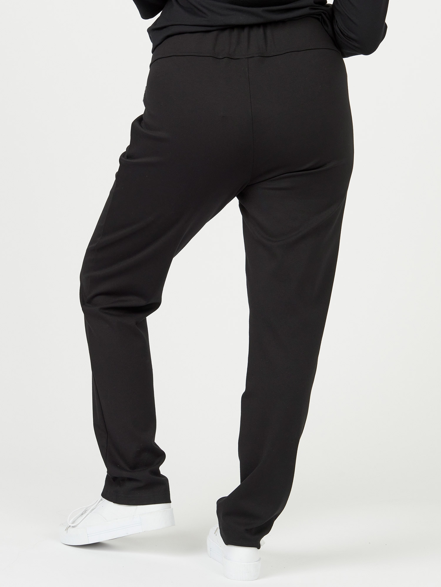 Liv bukser i sort med bred linning fra Pont Neuf
