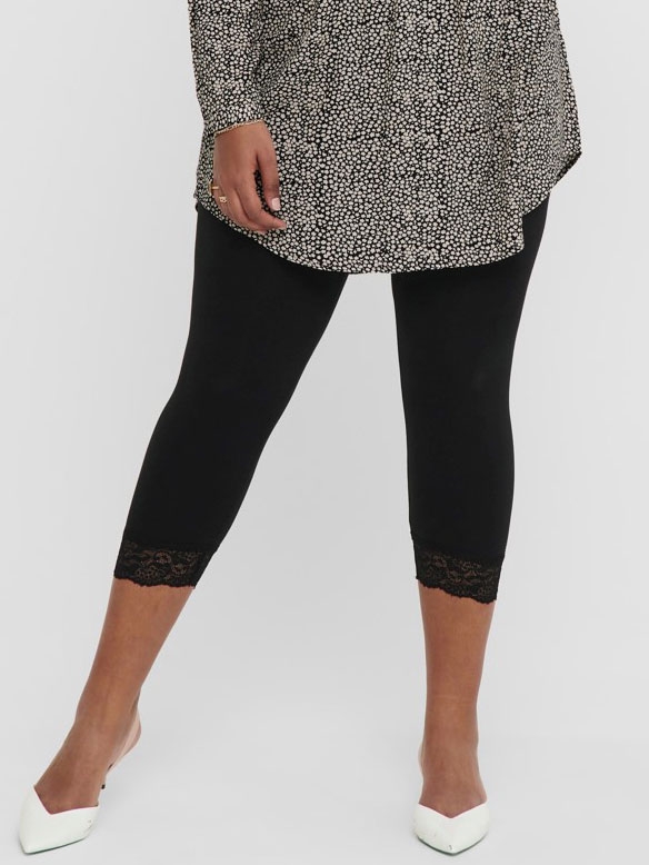 3/4 leggings blondekant plus ⋆ 149.00 DKK