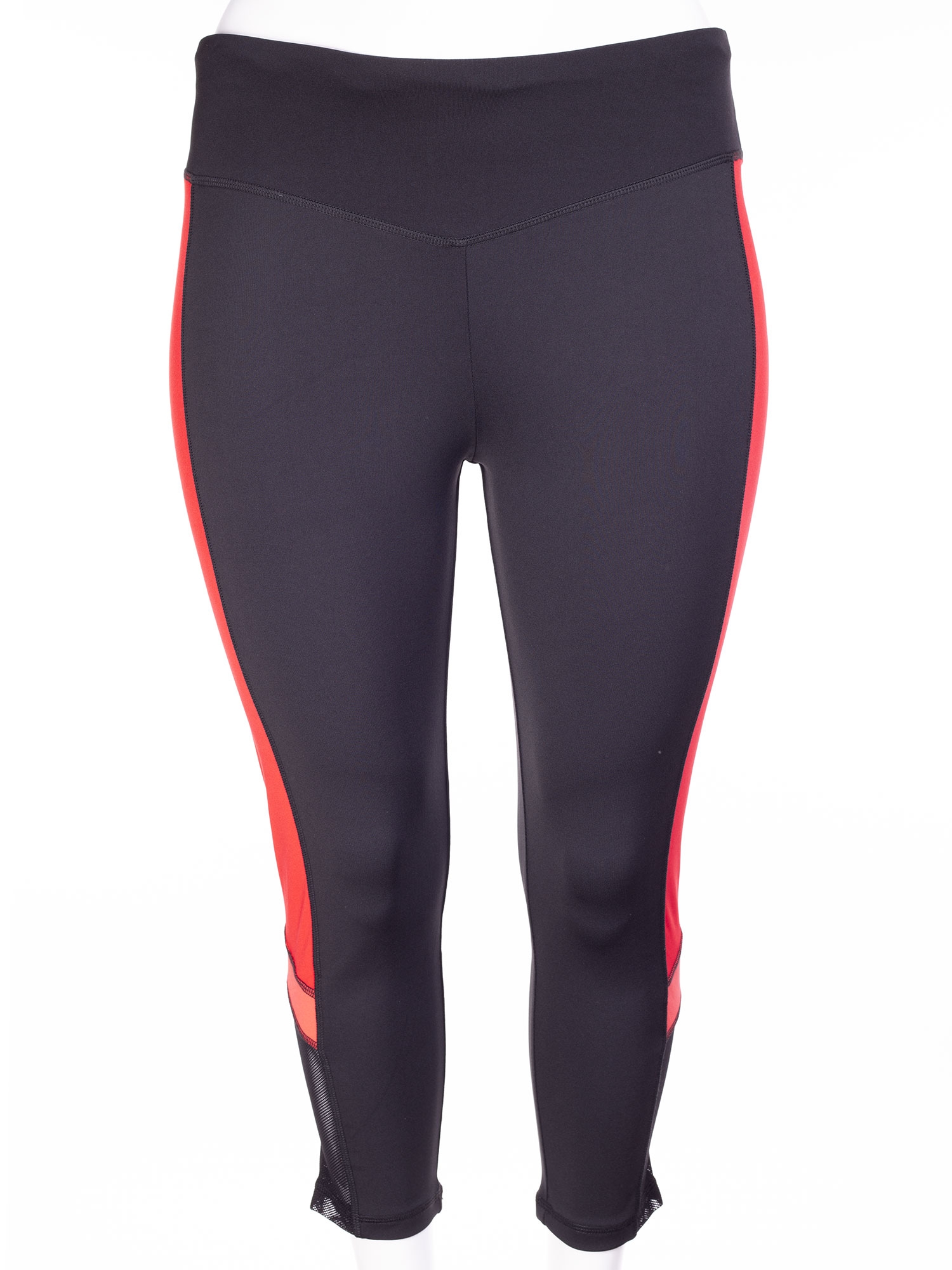 Billede af Aprico Sport Capri træningsbukser med mesh og rød detalje, 46-48 / M