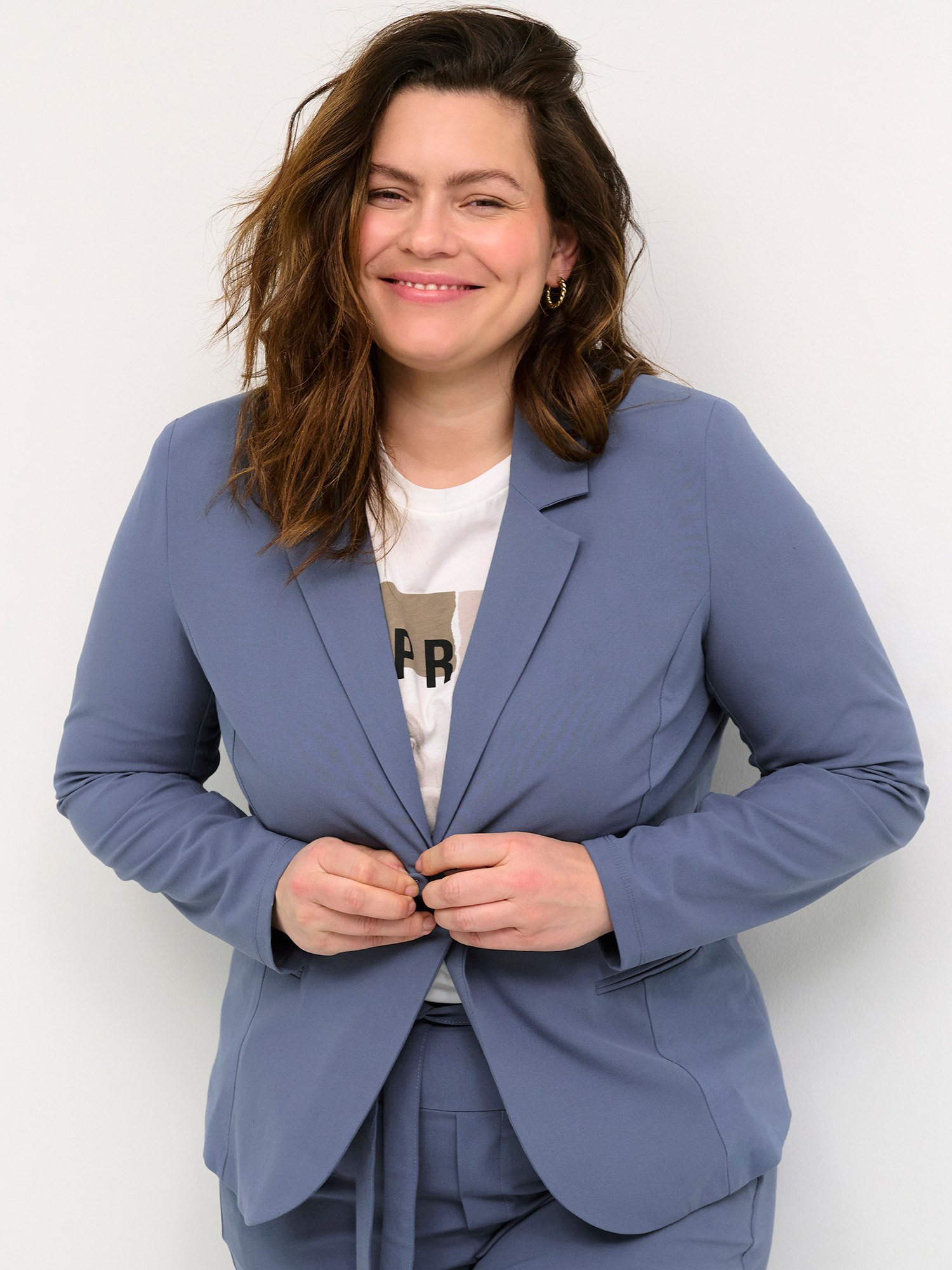 JIA - Blå klassisk blazer