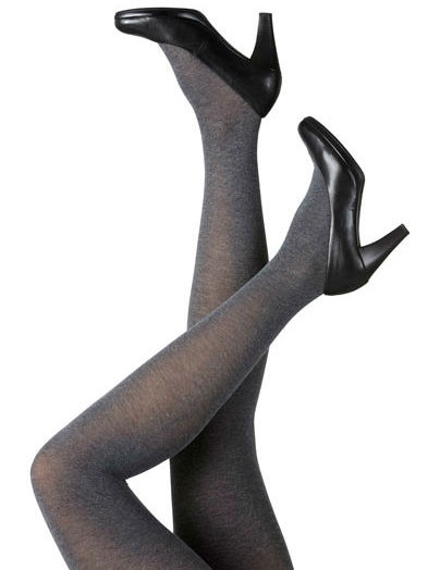 Plommonfärgade tights i 40 denier