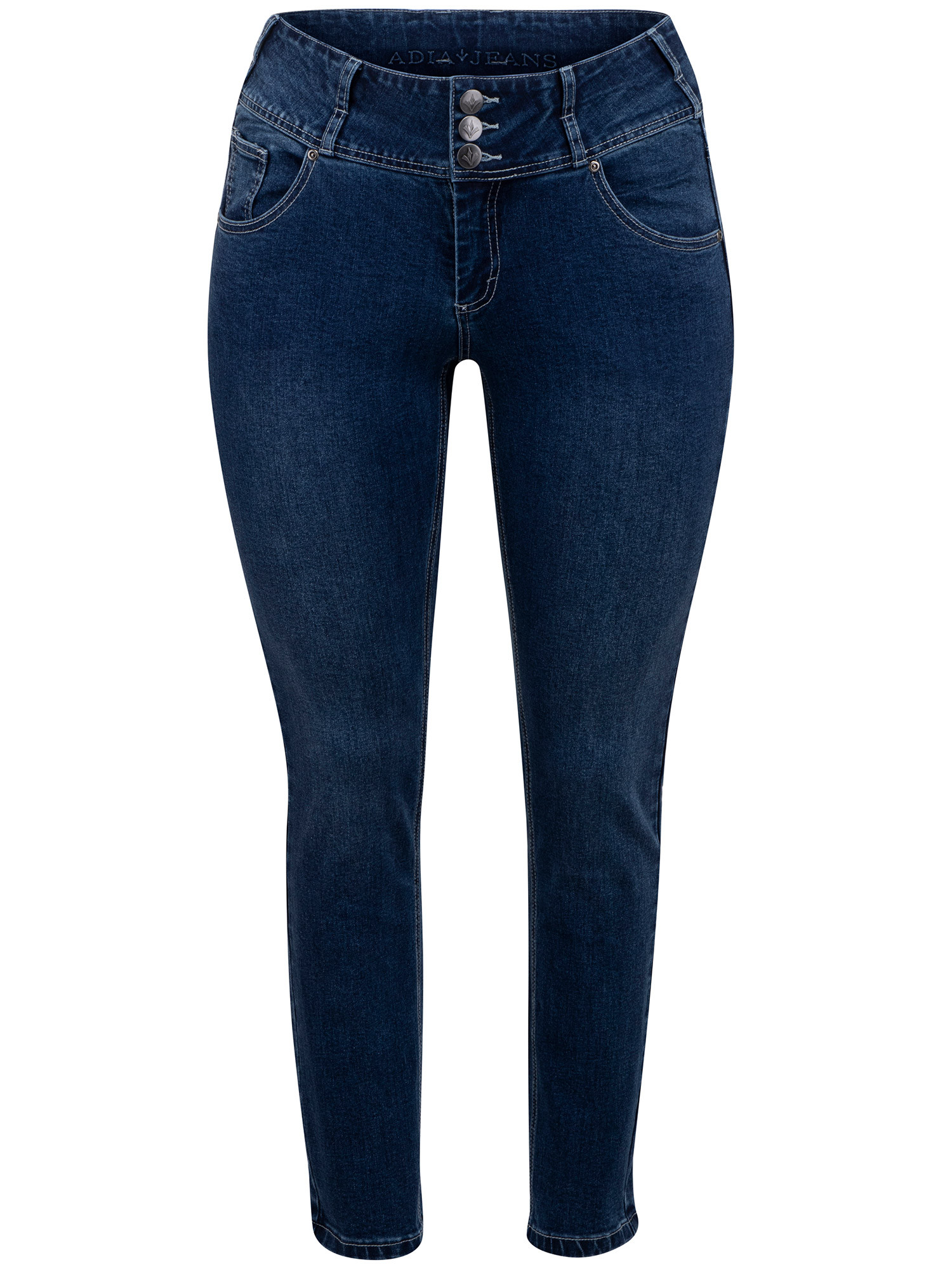 ROME - Svarta jeans med stretch
