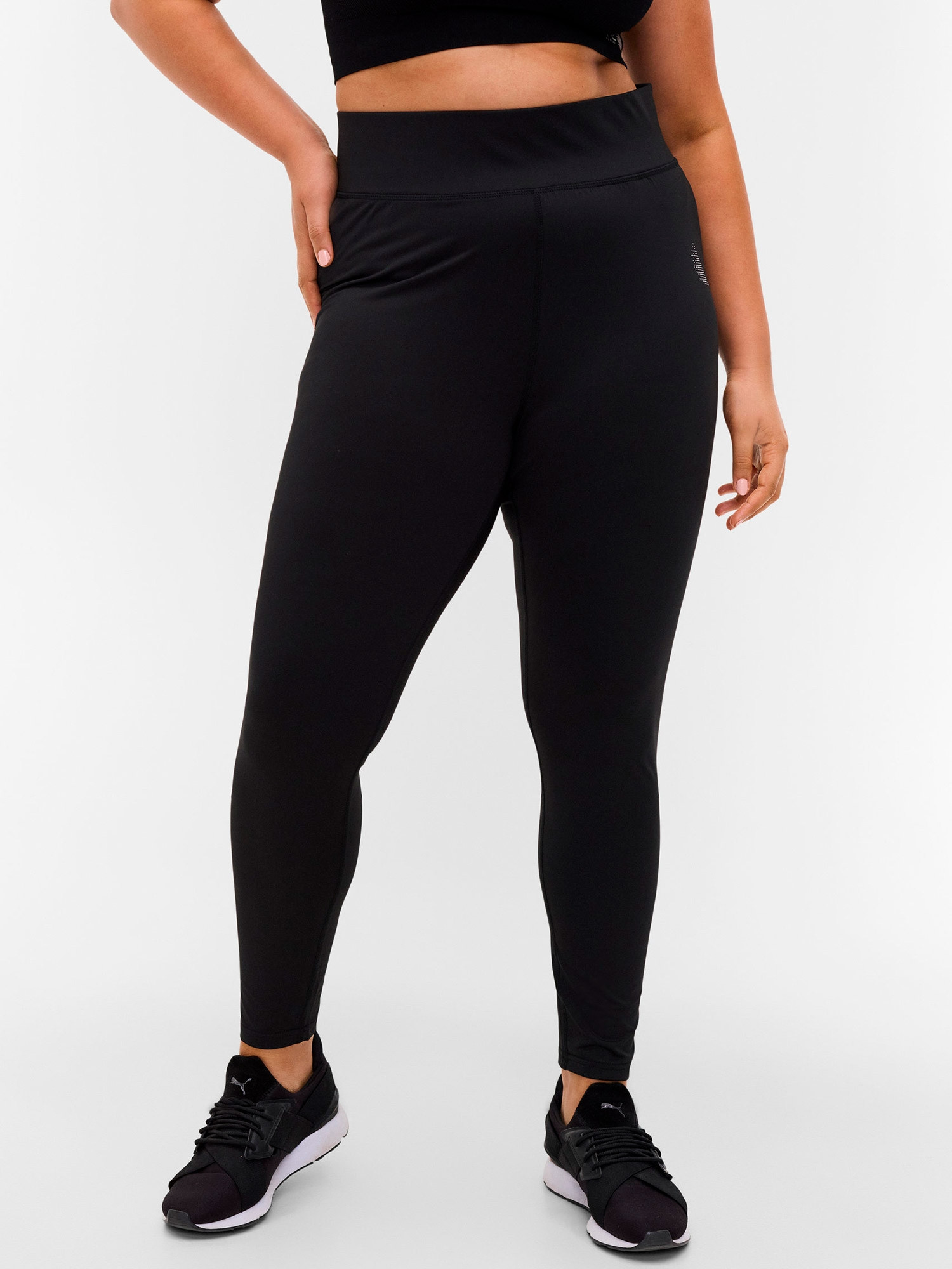 AMANDY - Sorte trenings leggings