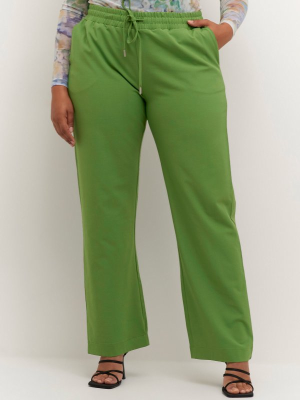 KC COLETTA - Smarte grønne bukser fra Kaffe Curve