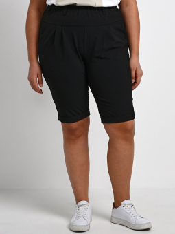 Kaffe Curve KCjia - Sorte shorts med stretch