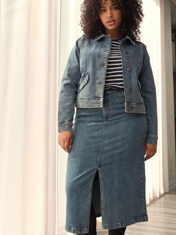 Plus Size Nederdel fra Kaffe Curve