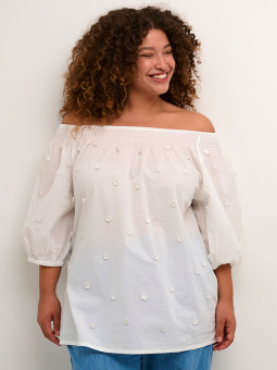 Plus Size Bluse fra Kaffe Curve