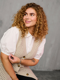 KCELIS - Plus Size Vest fra Kaffe Curve