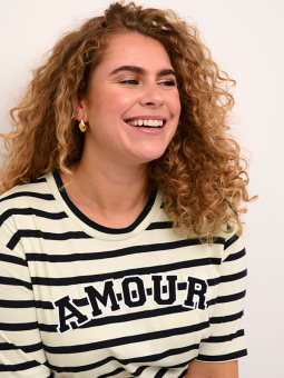 KCHELLA - Plus Size T-shirt fra Kaffe Curve
