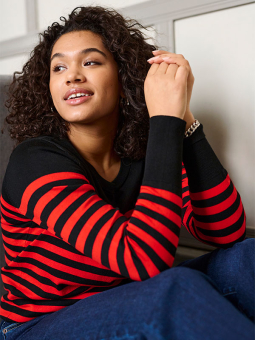 KCLIZZY - Plus Size Sweater fra Kaffe Curve